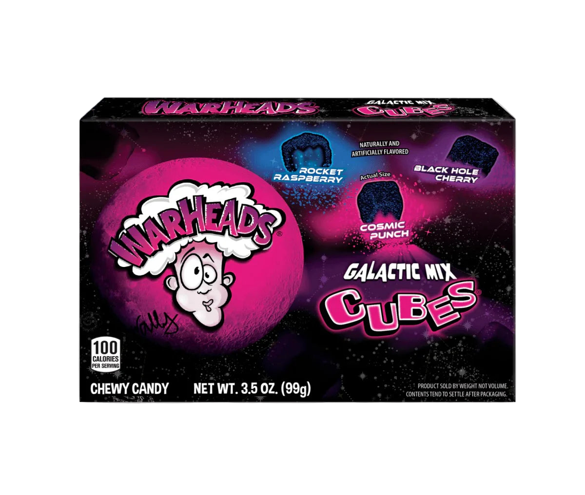 Warheads Galactic Mix Cubes, 99g