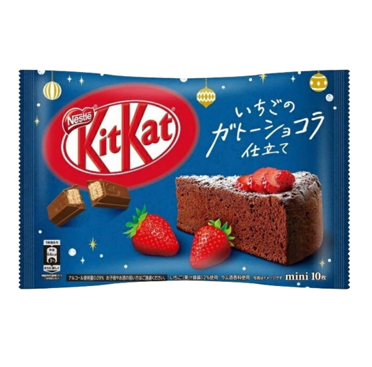 Nestle Kit Kat gateau chocolate with strawberries Flavor