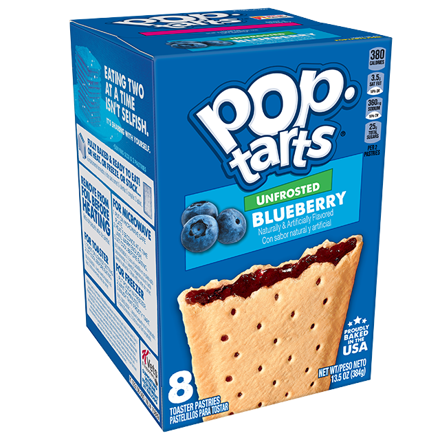 Pop-Tarts Unfrosted Blueberry
