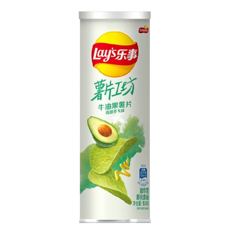 Lay's Chips Craft Room Avocado Chips Wasabi Flavour 104g