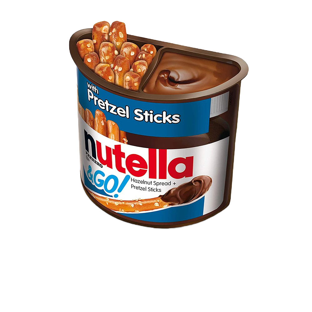 NUTELLA AND GO HAZELNUT SPREAD WITH PRETZEL STICKS