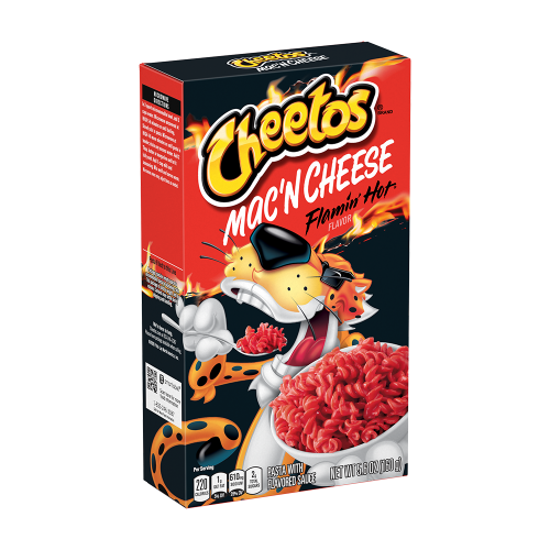 Cheetos Mac’N Cheese flamin hot