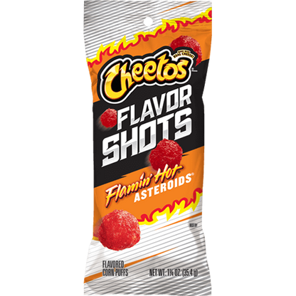 cheetos flavor shots flamin hot