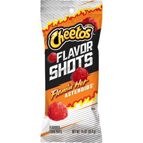 cheetos flavor shots flamin hot