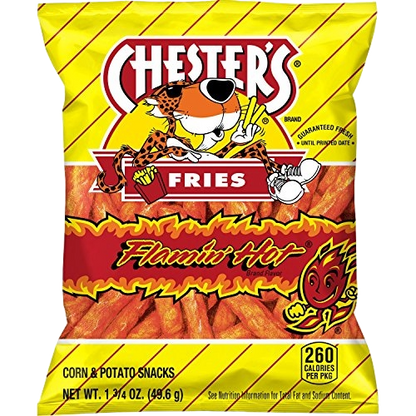 chesters fries flamin hot (148.8g)