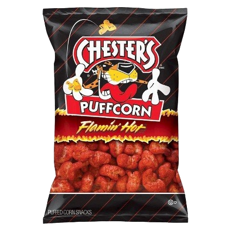 CHESTER'S FLAMIN' HOT PUFFCORN (120.6g)
