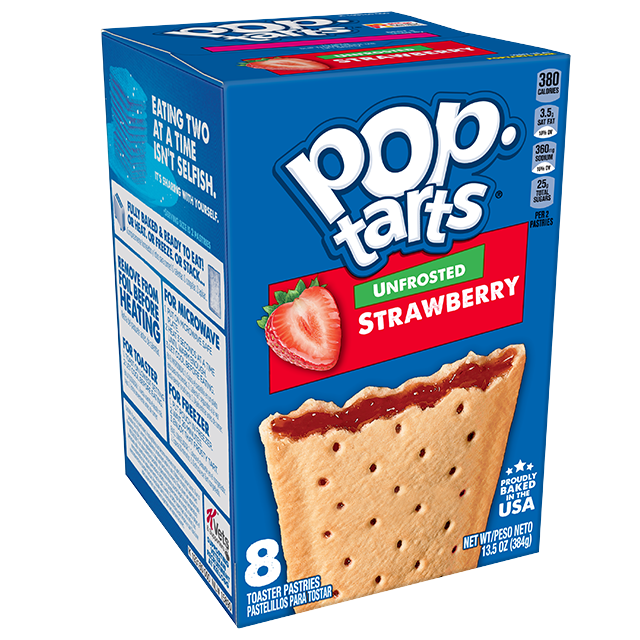Pop-Tarts Unfrosted Strawberry