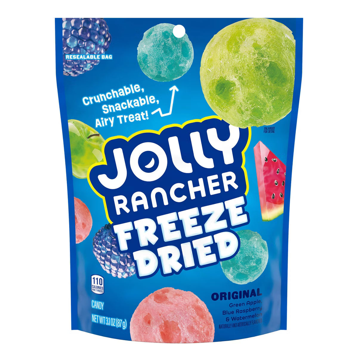 Jolly Rancher Freeze Dried Original Fruit Flavored Candy - 3.1oz