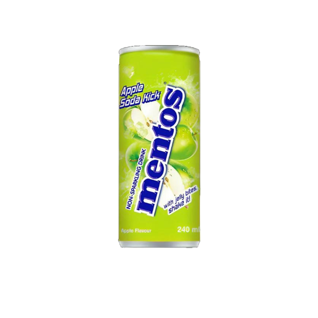 Mentos Soda Apple Soad Mix Boosting Fizzy Drink