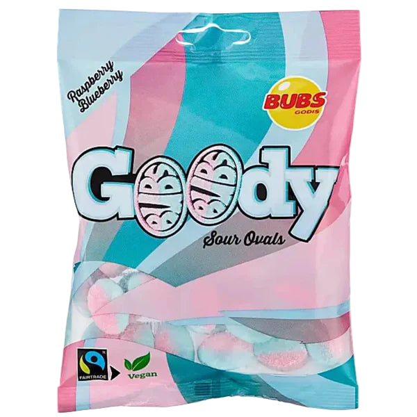 Swedish Candy - Bubs Goody Raspberry/Blueberry Foam