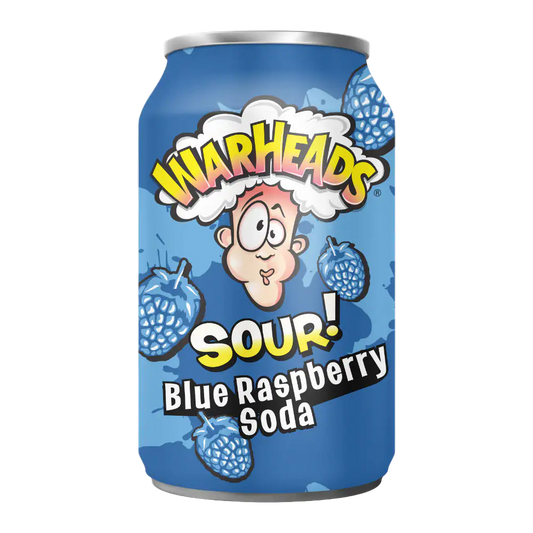 Warheads® Sour Blue Raspberry Soda Can
