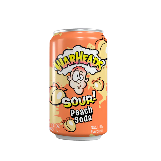 Warheads® Sour Peach Soda Can