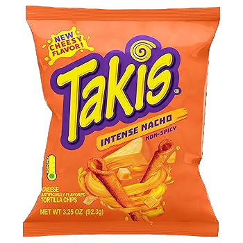 Takis Intense Nacho Cheese Tortilla Chips 92.3g