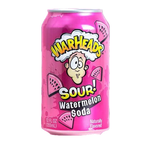 Warheads Sour Watermelon Soda Taste The Classic Flavor in Soda Limited And Exclusive