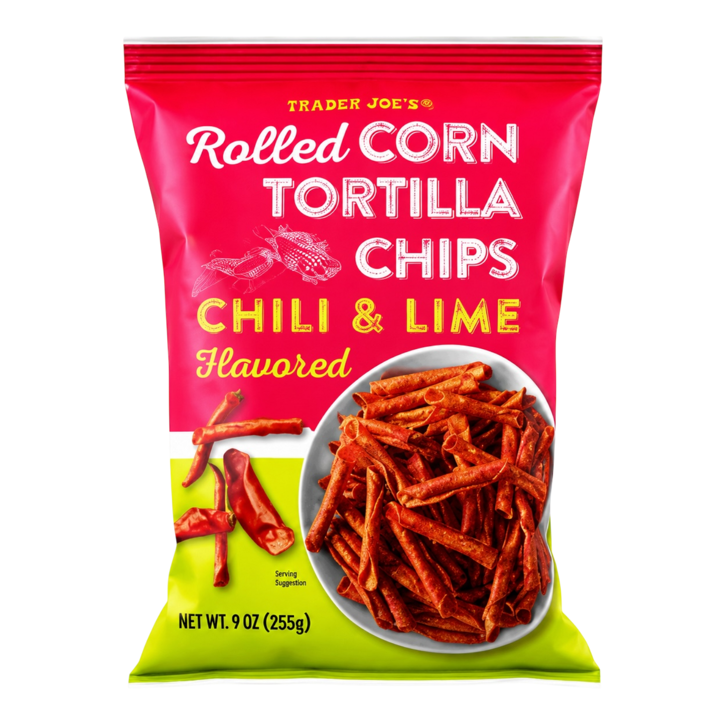 Tortilla chips, chili and lemon