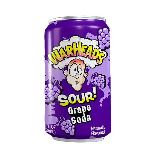 Sour Fruity Soda with Classic Warheads Flavors – Perfectly Balanced Sweet and Sour Soda