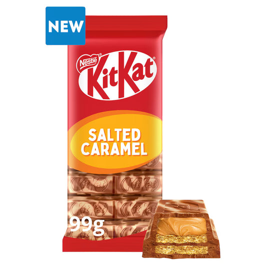 KitKat Salted Caramel Chocolate Sharing Bar 99g