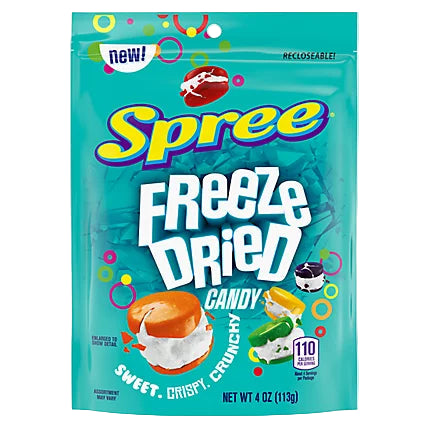 Freeze Dried Spree, Spree Candy, Sprees, Chewy Sprees, Freeze Dried Candy, Freeze Dried Sprees, Astronaut Food, Spree Puffs, Crunchy Spree