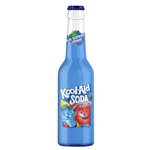 Kool Aid Blue Raspberry Glass Bottles