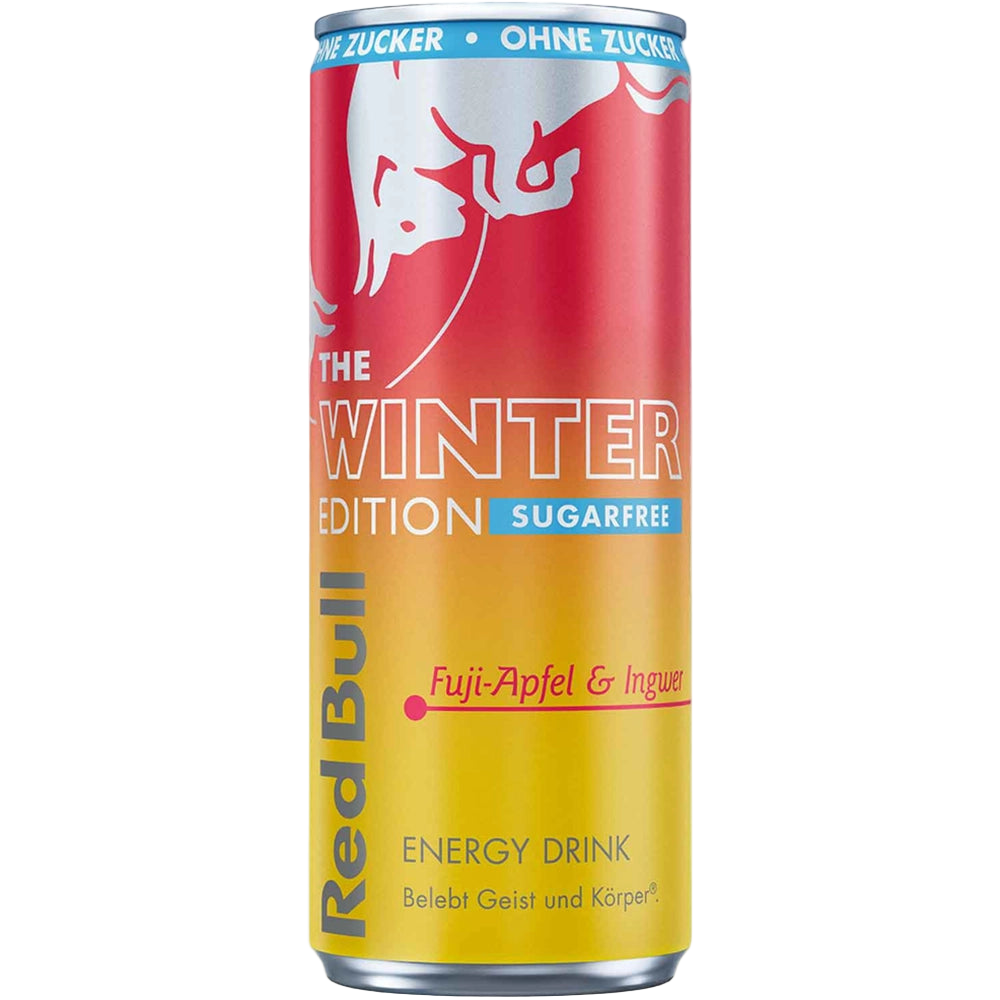 Red Bull Winter Sugar Free Fuji Apple & Ginger 250ml (DE)