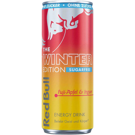 Red Bull Winter Sugar Free Fuji Apple & Ginger 250ml (DE)