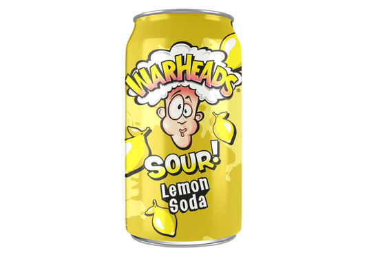 Warheads Sour Lemon Soda 355ml