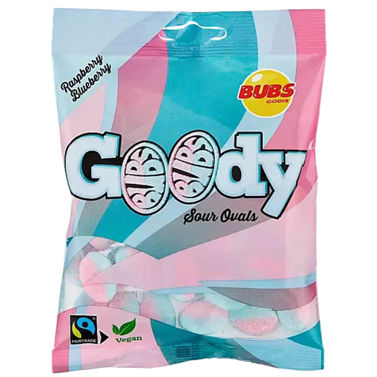 Swedish Candy - Bubs Goody Raspberry/Blueberry Foam