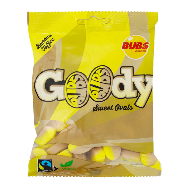 Bubs Banana Toffee Ovals (Sweden) 90g