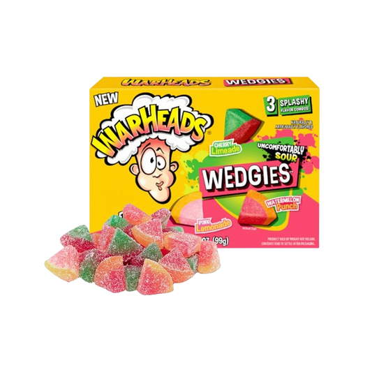 WARHEADS SOUR WEDGIES 3.5oz (99g)